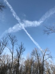 Cross in tke sky