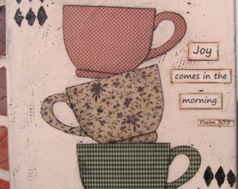 Joy in the Morning coffee cups