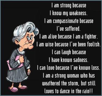 Woman knows her strength